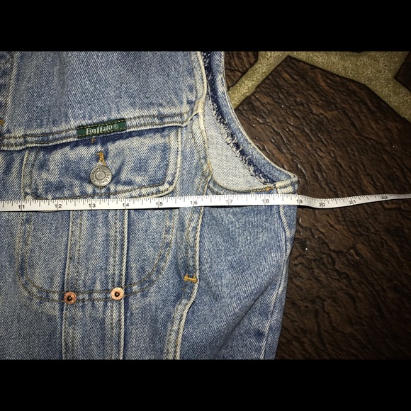 Vintage 80’s Denim Vest Women’s by Buffalo - Picture 7 of 9
